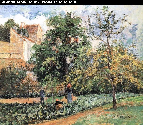Camille Pissarro Pang plans Schwarz orchards